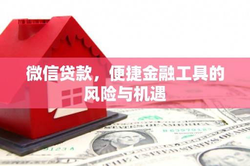 普陀微信贷款，便捷金融工具的风险与机遇