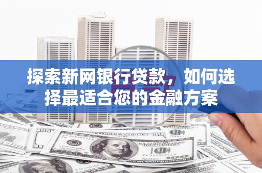沙坡头探索新网银行贷款，如何选择最适合您的金融方案