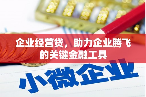 石屏企业经营贷，助力企业腾飞的关键金融工具