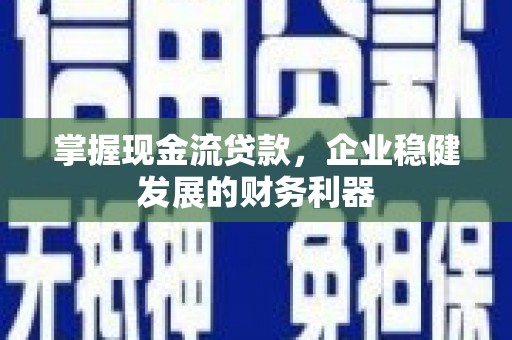 温州掌握现金流贷款，企业稳健发展的财务利器