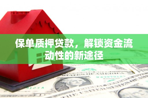 张家港保单质押贷款，解锁资金流动性的新途径