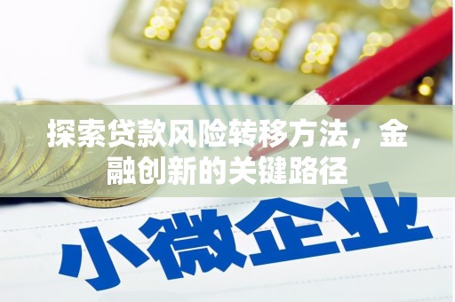 德宏探索贷款风险转移方法，金融创新的关键路径