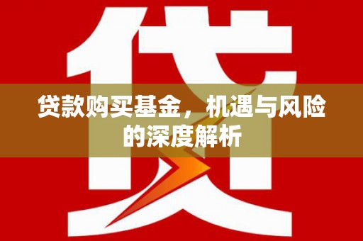 伊宁贷款购买基金，机遇与风险的深度解析