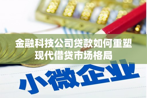 定陶金融科技公司贷款如何重塑现代借贷市场格局