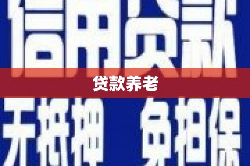 临西贷款养老