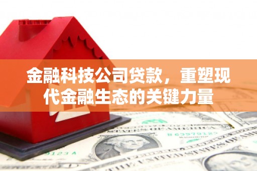 寿阳金融科技公司贷款，重塑现代金融生态的关键力量