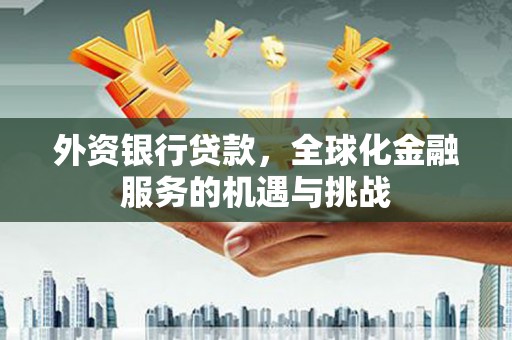 徐汇外资银行贷款，全球化金融服务的机遇与挑战