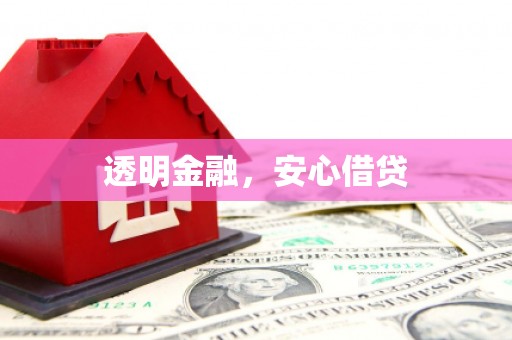 阿克陶透明金融，安心借贷
